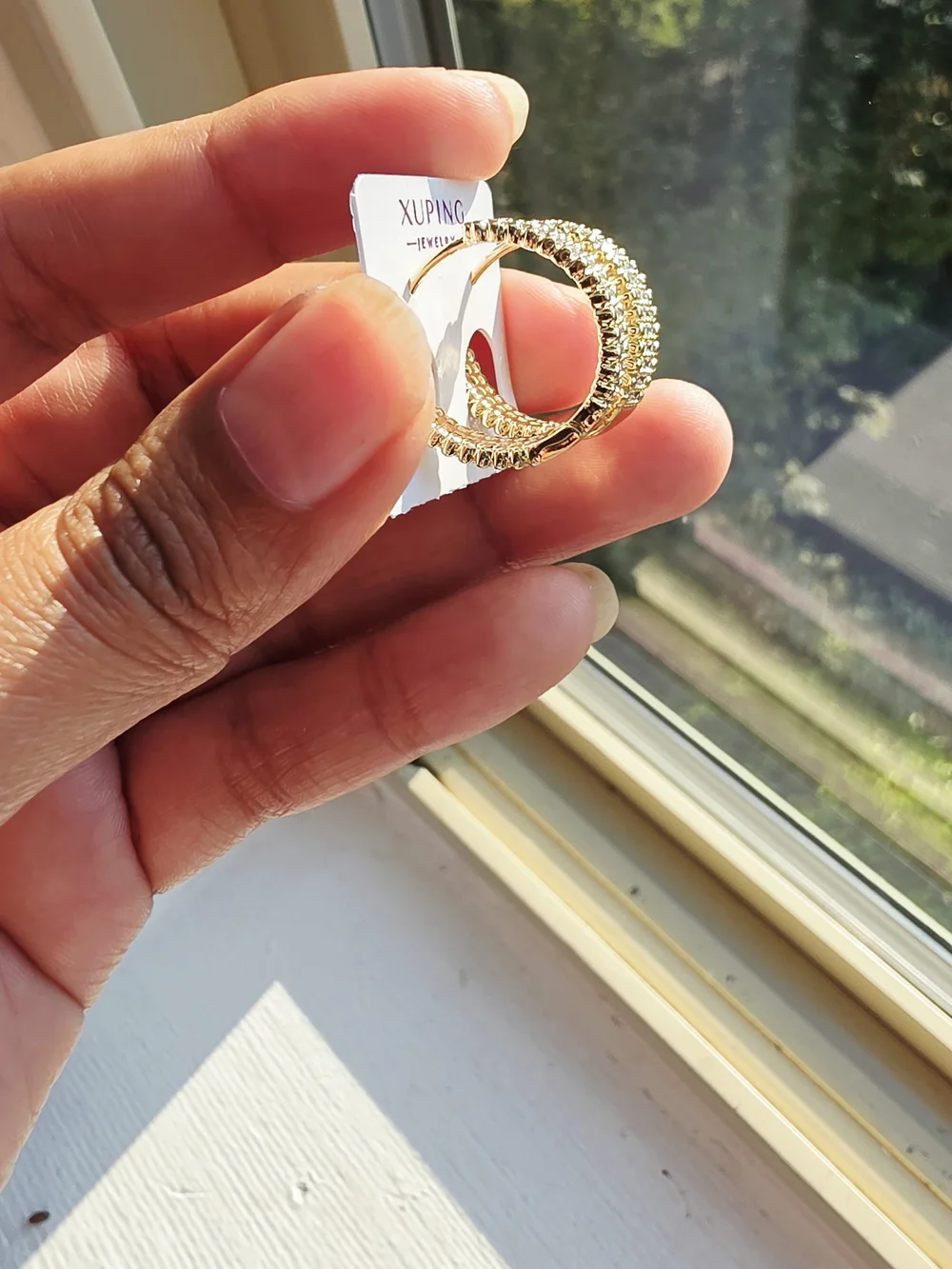 Hermosas Argollas Para Dama Oro Laminado 14k